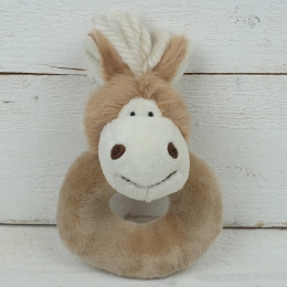 Haffie Pony - Baby Ring Rattle