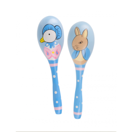 Peter Rabbit And Jemima Puddle-Duck Wooden Maraca Set