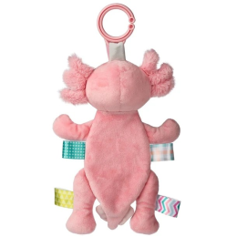 Taggies - Pink Axolotl Rattle and Pram Toy