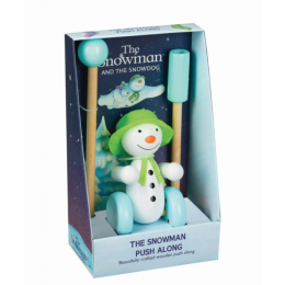 The Snowman Push Along Wooden Toy