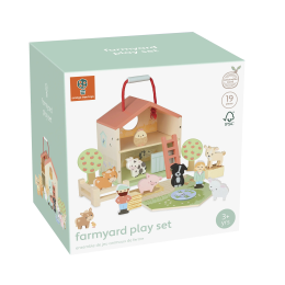 Wooden Farmyard Playset