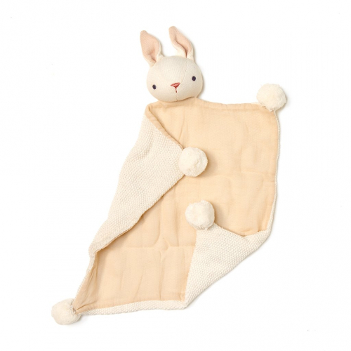 Picture of Baby Threads Cream Bunny Comforter