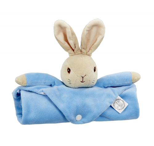 chad valley snuggle bunny blanket & rattle set
