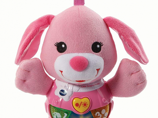 Vtech Little Singing Puppy in Pink - Muscial, Educational and Learning ...