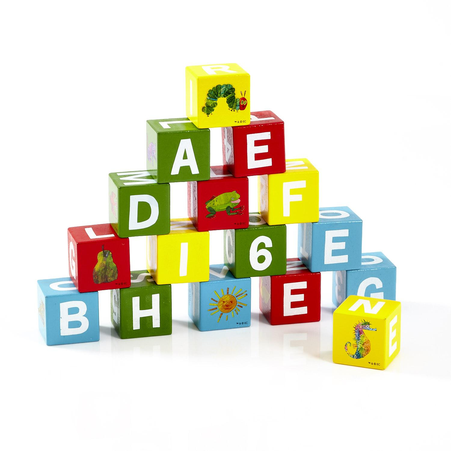hungry caterpillar wooden blocks
