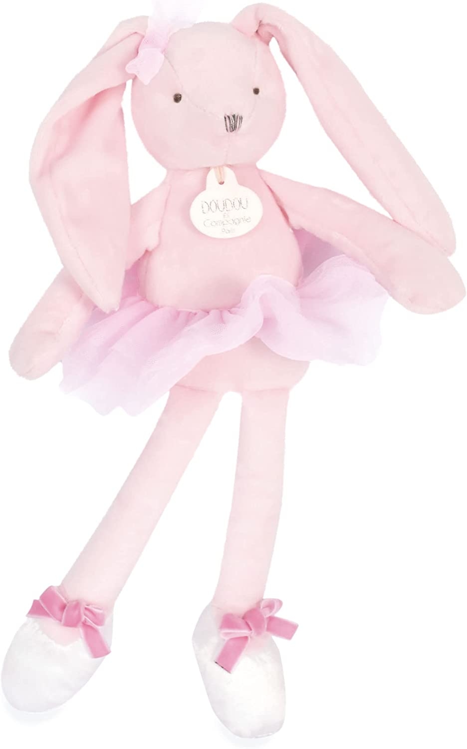 Doudou et Compagnie Rabbit Soft Toy 16 cm Pink 