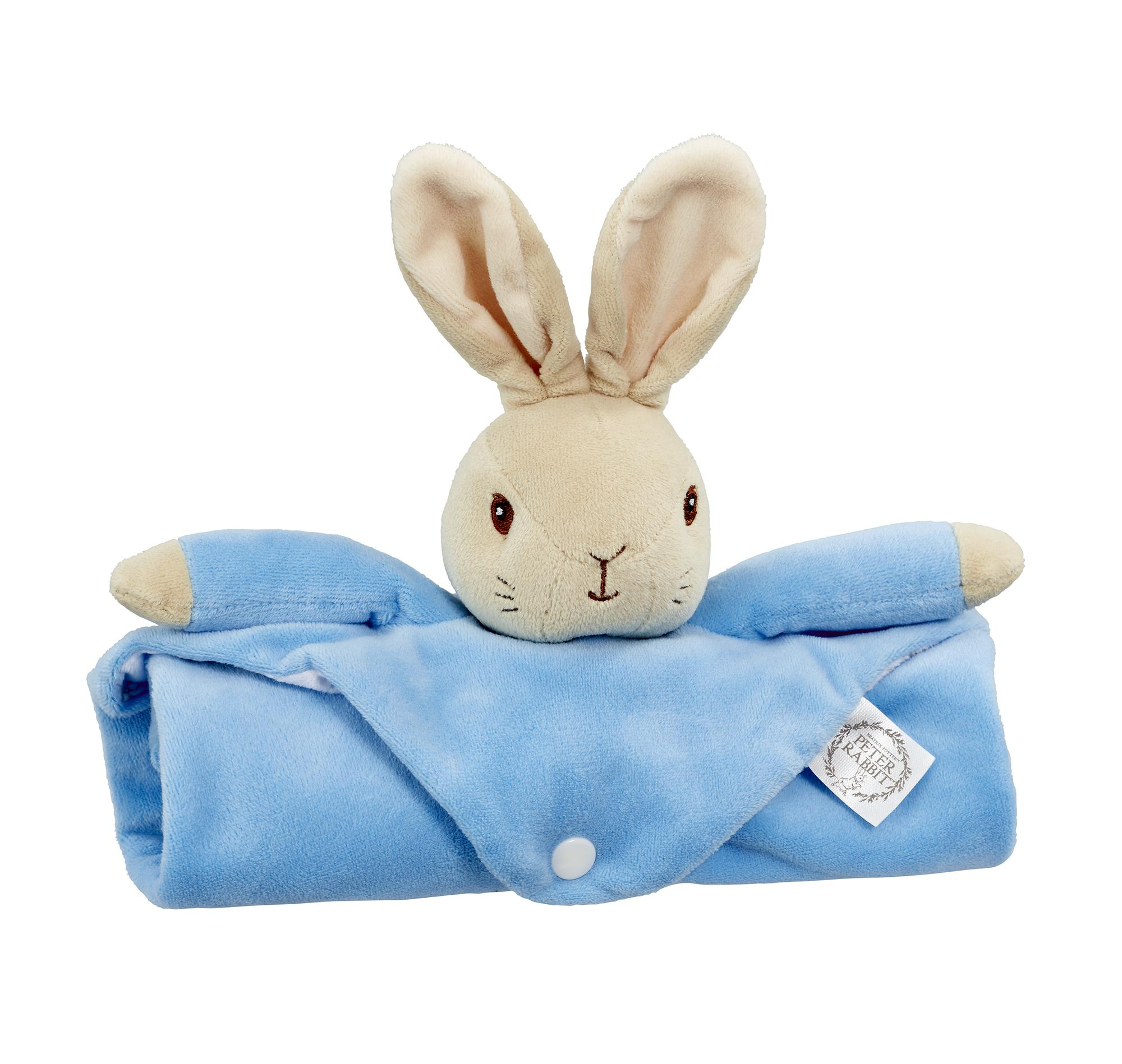 chad valley snuggle bunny blanket & rattle set