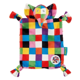 Elmer Comfort Blanket and Rattle Toy Set