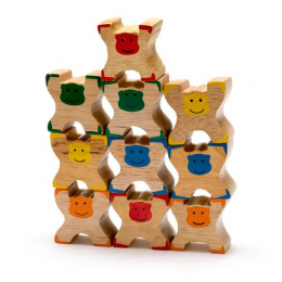 Wooden Stacking Monkey Game