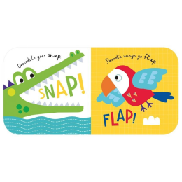Sensory Snuggables Roar! Hand Puppet Cloth Book