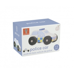 Police Car Wooden Toy