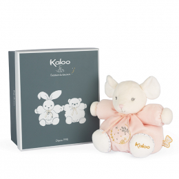 Kaloo Perle - Chubby Pink Mouse Soft Toy