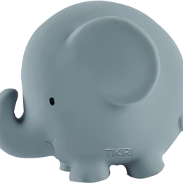 Elephant - Natural Rubber Teether, Rattle and Bath Toy