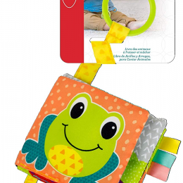 Infantino - Link and Squeak Animal Crinkle Book