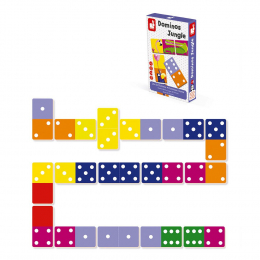 Jungle Dominoes Game by Janod