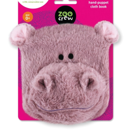 Pygmy Hippo Hand-Puppet Cloth Book