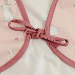 Pink Bunnies Coverall Long Sleeve Bib