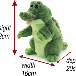 Trudi Hand Puppet/Plush Toy - Crocodile