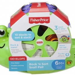 Fisher Price - Rock 'N' Sort Snail Pail