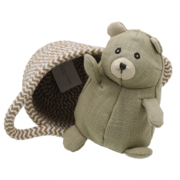 Pets in Baskets - Beige Bear