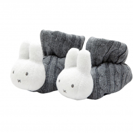 Miffy - Grey Knitted Booties Gift Set