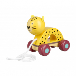 Leopard Pull Along by Orange Tree Toys