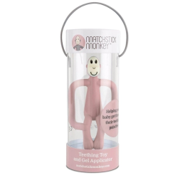 Matchstick Monkey Original Teether - Dusky Pink