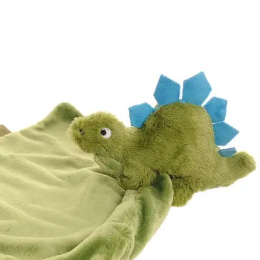 Green Dino Plush Comfort Blanket