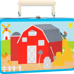 Farm Playset/Puzzle in Carry Case