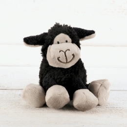 Mini Sitting Black Sheep Plush Toy