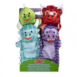 Dino Friends - Set of 4 Hand Puppets