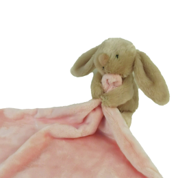 Beige Bunny Comfort Blanket