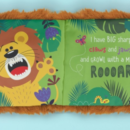 Lion Hand-Puppet Cloth Book