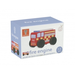 Fire Engine Wooden Toy