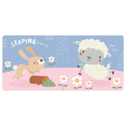 Sensory Snuggables Medium Rabbit with Cloth Book