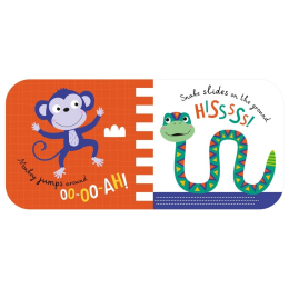 Sensory Snuggables Roar! Hand Puppet Cloth Book