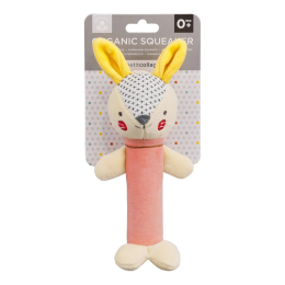 Organic Cotton Squeaker Bunny