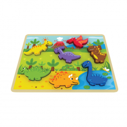 Chunky Wooden Dinosaur Puzzle