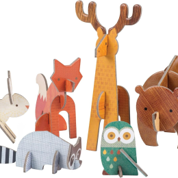 3D Pop-Out Woodland Figures