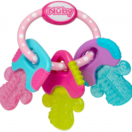 Nuby - My Pink IcyBite Teether Keys