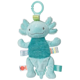 Taggies - Blue Axolotl Rattle and Pram Toy