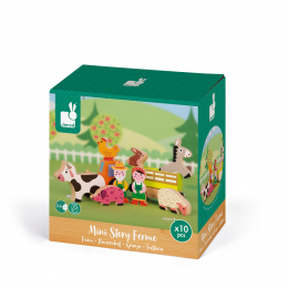 Mini Story Farm playset