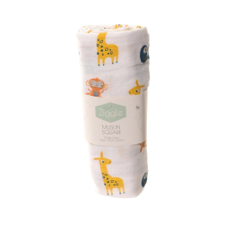 Savannah Animals Muslin Square