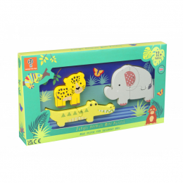 Jungle Animals Mini Puzzle Tray