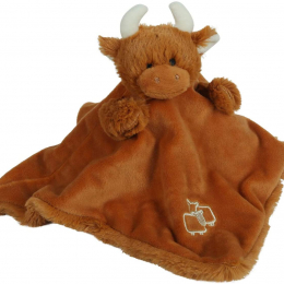 Highland Coo Soother - Finger Puppet