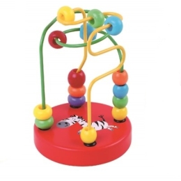 Mini Bead Coaster -  Red Base Design