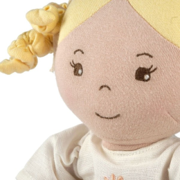 Priscy Doll in Cream Linen Dress