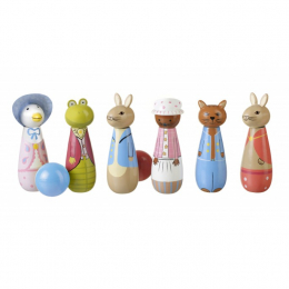 Peter Rabbit Wooden Skittles Game