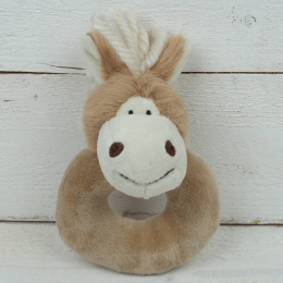 Haffie Pony - Baby Ring Rattle