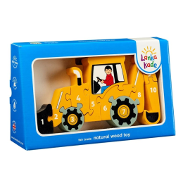 Wooden Digger Number Puzzle